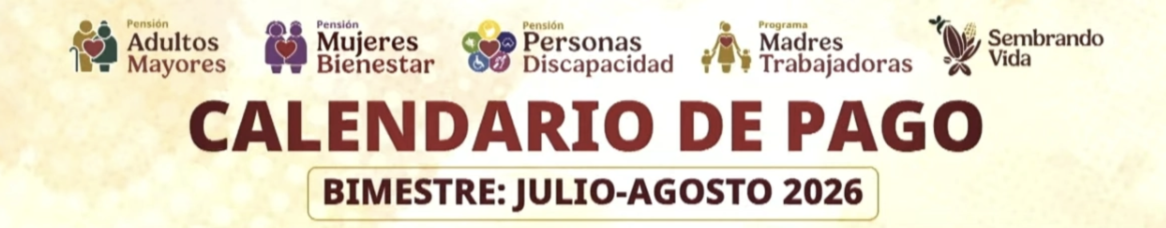 calendario de pago Julio